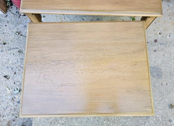 Mesas de anidación estilo Luis XV de colección IMPERIAL GRAND RAPIDS soportes para helechos de plantas Foto 4 de 4