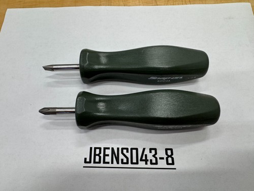 Snap-on Tools NEW COMBAT GREEN 2pc Hard Standard Handle Stubby Screwdriver Set - Picture 7 of 7