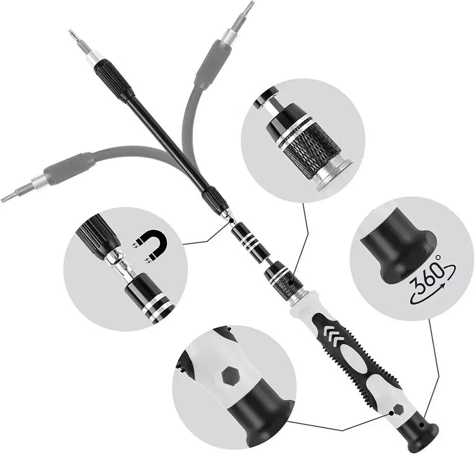 115 Triwing Screwdriver Set Repair Tool for Nintendo Switch N64 NES Joy-con Wii - Image 4 of 4