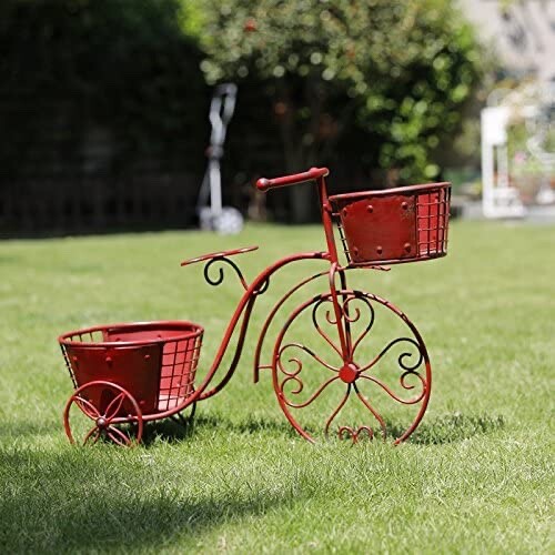 18.5x27.5x9.75" Tricycle Plant Stand Flower Pot Holder Terra