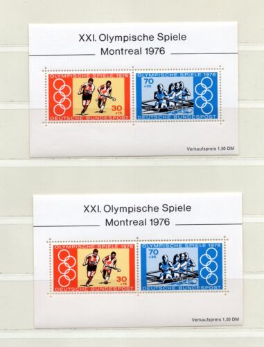 Bund   888 - 889  Block 12  2x postfrisch, Olympiade Montreal 1976 - Bild 1 von 1