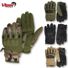 VIPER TACTICAL ELITE HANDSCHUHE HERREN SHOOTING BIKER CARBON KNUCKLE AIRSOFT ARMY
