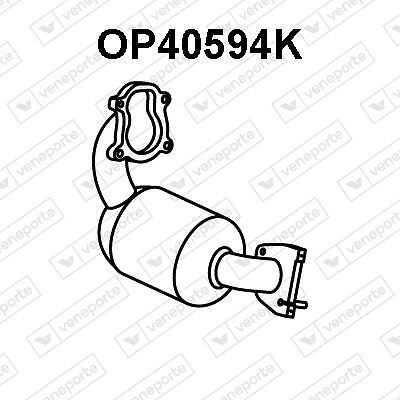 Catalyseur pour réparer échappement Opel Vivaro et Laguna II 1.9