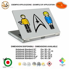 star trek captain kirk sticker notebook tablet sticker cartoon print pvc