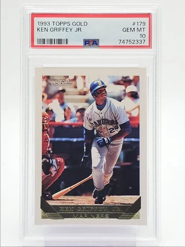 KEN GRIFFEY JR. 1993 TOPPS GOLD BASEBALL MARINERS PSA 10 Q0004