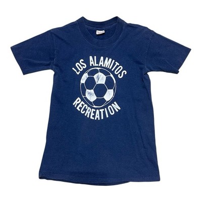 Vintage 80s Los Alamitos California Soccer Recreation T-Shirt Belton Made in USA