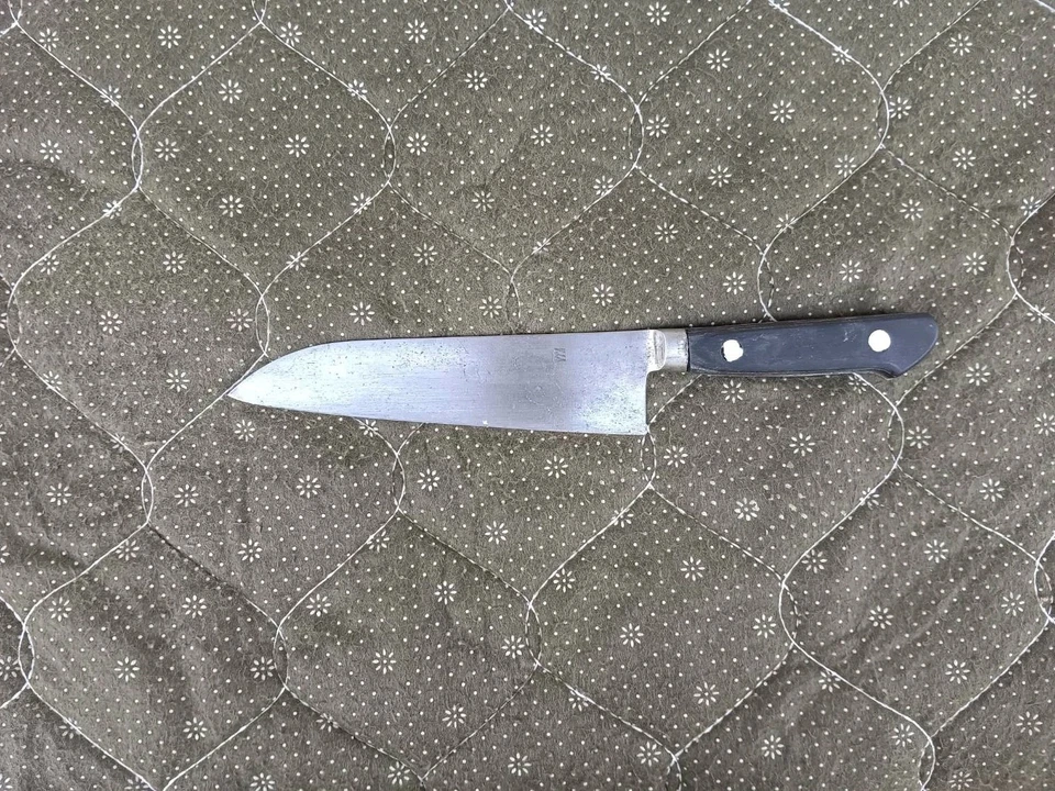 Cuchillo de cocina japonés Misono Vintage Santoku acero sueco MY03S33 290 mm. Foto 4 de 4