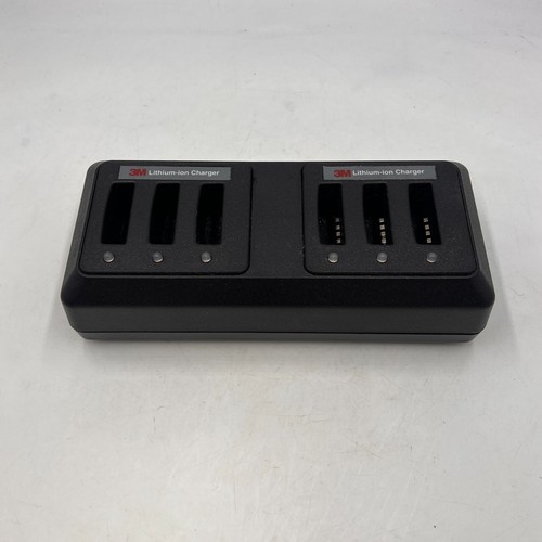 3M 6 Slot Battery Charger For XT-1 and C1060 Drive Thru Intercom Headsets C936AA