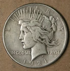 $1 1921 Peace Silver Dollar VF-XF Philadelphia Mint * AvenueCoin
