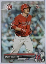 2017 Bowman Draft Silver #BD-105 Jacob Pearson #'d 039/499