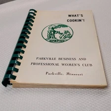 Community Cookbook Parkville Business Professional Women's Club MO Recipes Ads