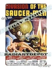Tin Sign 1957 alien invasion vintage sci fi movie poster good interior design