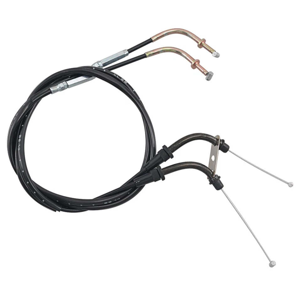 Cable de acelerador Balck cable de acero para Kawasaki VULCAN 900 VN900 CLASSIC LT 06-17 Foto 4 de 4