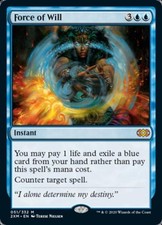 MTG English Force of Will NM Normal Double Masters