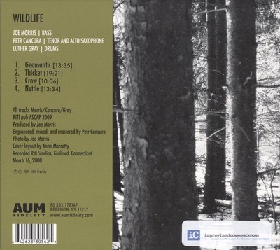 JOE MORRIS (GUITAR) - WILDLIFE [DIGIPAK] NEW CD