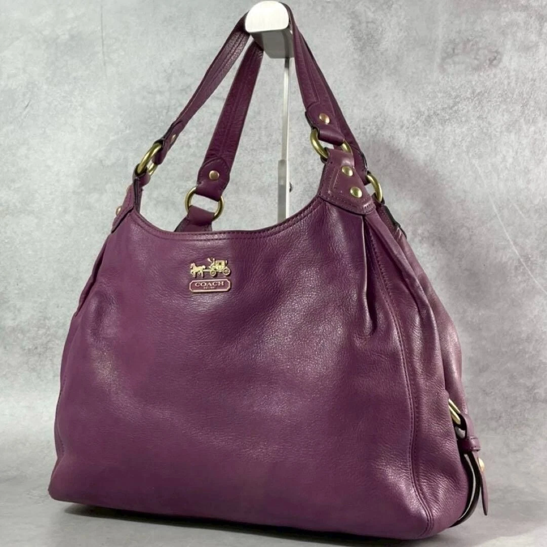 Coach Madison Maggie Purple for sale | eBay