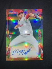 2014 Topps Finest - Rookie Autographs Ethan Martin #RA-EM