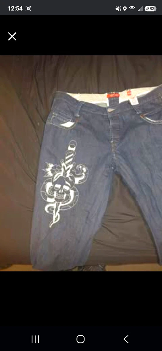 Ed Hardy Jeans Men's Skull for sale - eBay