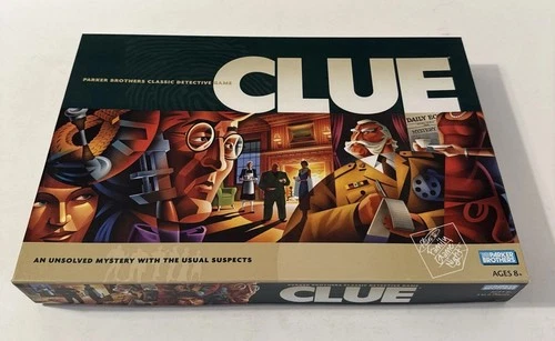 Vintage Clue Board Game by Parker Brothers - 2002 Edition - Complete!