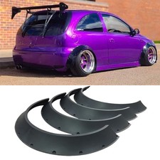 Flexible Fender Flares Extra Wide Wheel Arches Body Kit For Vauxhall Opel Corsa
