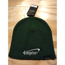 Crossland Beanie Promo Printed 4imprint logo NWT Forest Green Item #146000