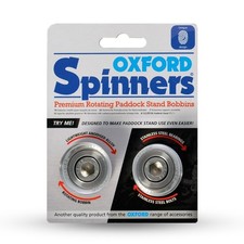 Oxford Spinners Premium Rotating Motorcycle Frame Bobbins M6 x 1mm Thread OX829