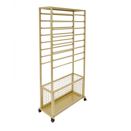 Iron Gold Ribbon Holder Organizer Rack Large Capacity Ribbon Stand Organizer - Picture 6 of 6