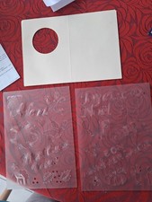 Kit neuf pochoir pour peinture et gaufrage