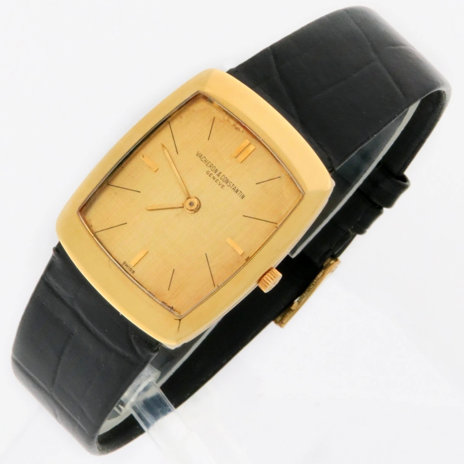 Vacheron Constantin — Vacheron Constantin 18K Gold Vintage 6990 Hand-Wind Cal.1003 Watch 25mm Linen