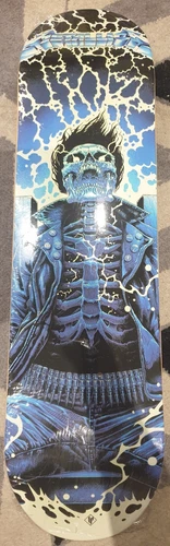 Metallica Ride The Lightning Skateboard Skatedeck Luke Preece Aus NZ 2025 Tour
