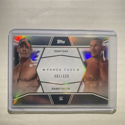 2025 Topps John Cena Commemorative Collection #FF1 Famed Foes Rainbow Foil /125