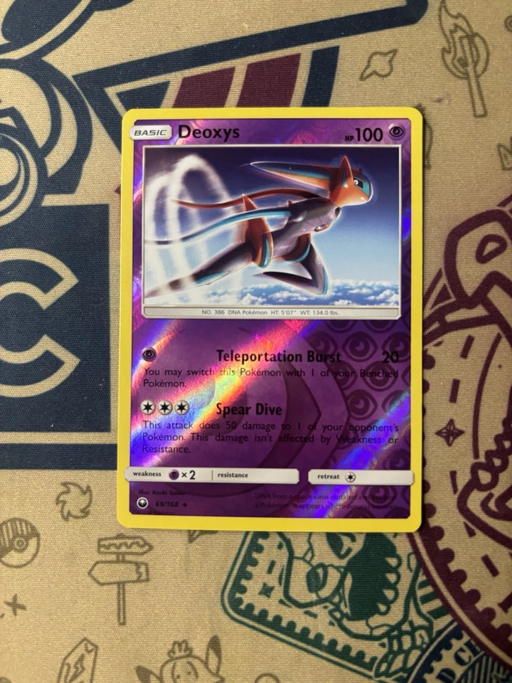 Deoxys 69/168 Reverse Holo Rare Celestial Storm - Image 3 of 3