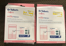 MilkFresh Breast Milk Sensors 2 Boxes 40 Total Track Freshness App Monitor