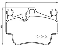 Pagid Bremsbelagsatz Scheibenbremse T1799N FüR Porsche 911 997 Boxster 987 Targa