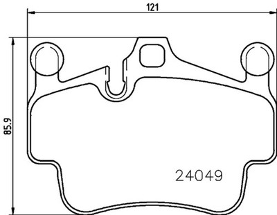 PAGID Bremsbelagsatz Scheibenbremse T1799N für PORSCHE 911 997 BOXSTER 987 Targa