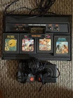 Vintage Atari 2600 Video Computer System Console with 5 Games and 2 Controllers