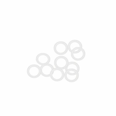 Silicone O-Rings 9.5mm OD, 6.5mm ID, 1.5mm Width, Seal Gasket White 10Pcs  KD *t