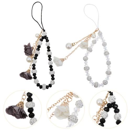 2 Pcs DIY-Telefonhülle Handy Rutschfestes Armband Dekoration - 第 1/12 張圖片
