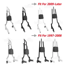 Tall Detachable Backrest Sissy Bar For Harley Touring Street Glide Road King CVO