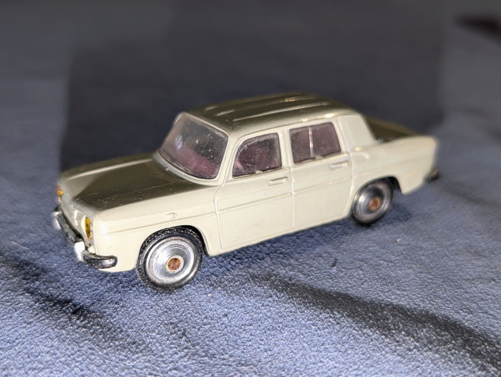 Vintage Norev Model #68 Renault R8 Made in France 1/43 Scale Off White (PL148)