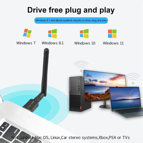Adattatore USB Bluetooth 5.3 Trasmettitore Ricevitore Audio Wireless per PC e Altoparlante - Foto 11 di 13