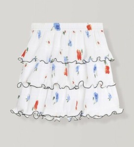 ganni lowell dress white