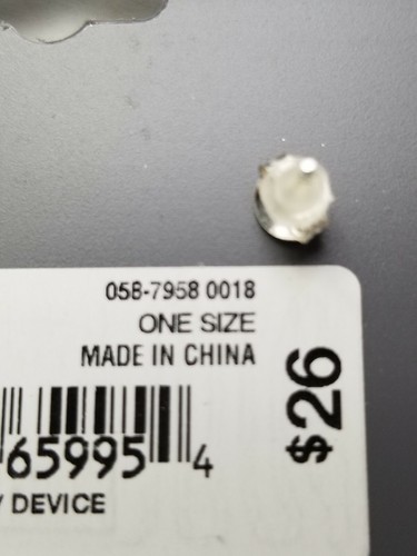 STERLINGSILBER OHRSTECKER KREISFÖRMIG ZIRKONIA 058 7958 0018 26 $ - Bild 4 von 4
