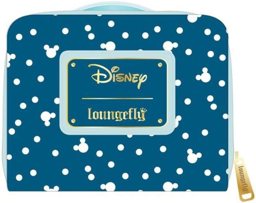 Billetera Loungefly Disney muñeco de nieve Mickey Minnie Mouse con cremallera alrededor - Imagen 3 de 3