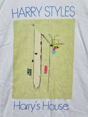 Harry Styles Harry s House One Direction Rare Medium Abstract Merch Tee Shirt