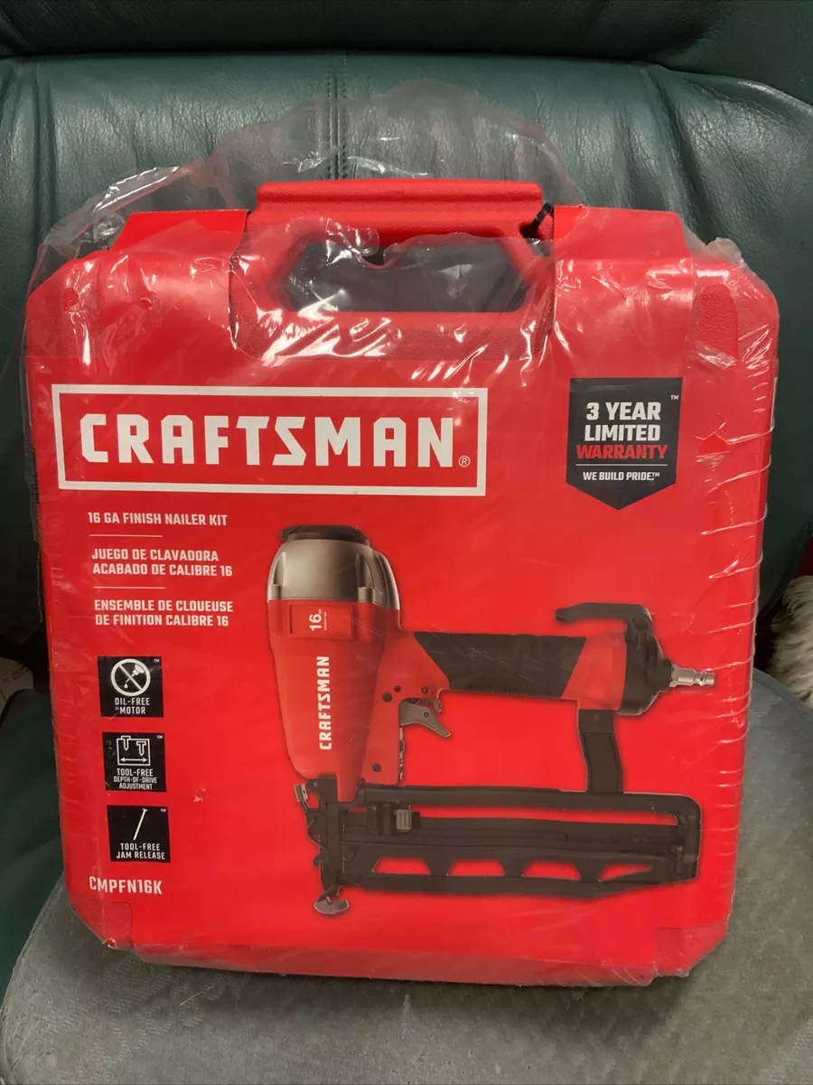 Craftsman pneumatic sale finish nailer