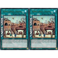 2x TERRA DEGLI OJAMA • (Ojama Country) • Ultra R • GFTP IT110 • 1Ed • YUGIOH!