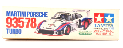 Vintage Tamiya Porsche 935-78 Turbo 1/24 Scale Martini Motorized