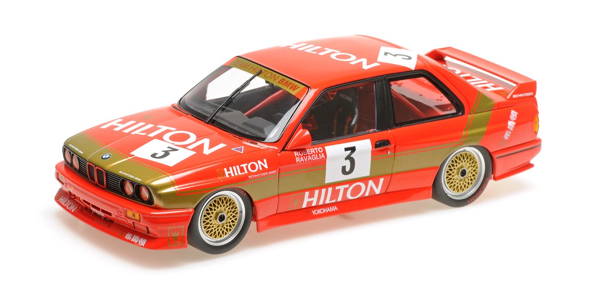 ミニカー MINICHAMPS BMW M3 Schnitzer Ravaglia1/43 Minichamps 1/43 Scale Nr. 2001 - BMW M3 #1 Team Schnitzer