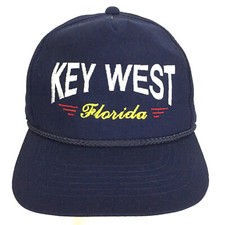 Key West Florida Hat Spell Out Logo Golf Snapback Baseball Trucker Beach Dad Cap